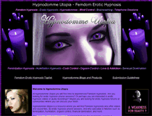 Tablet Screenshot of hypnodommeutopia.com